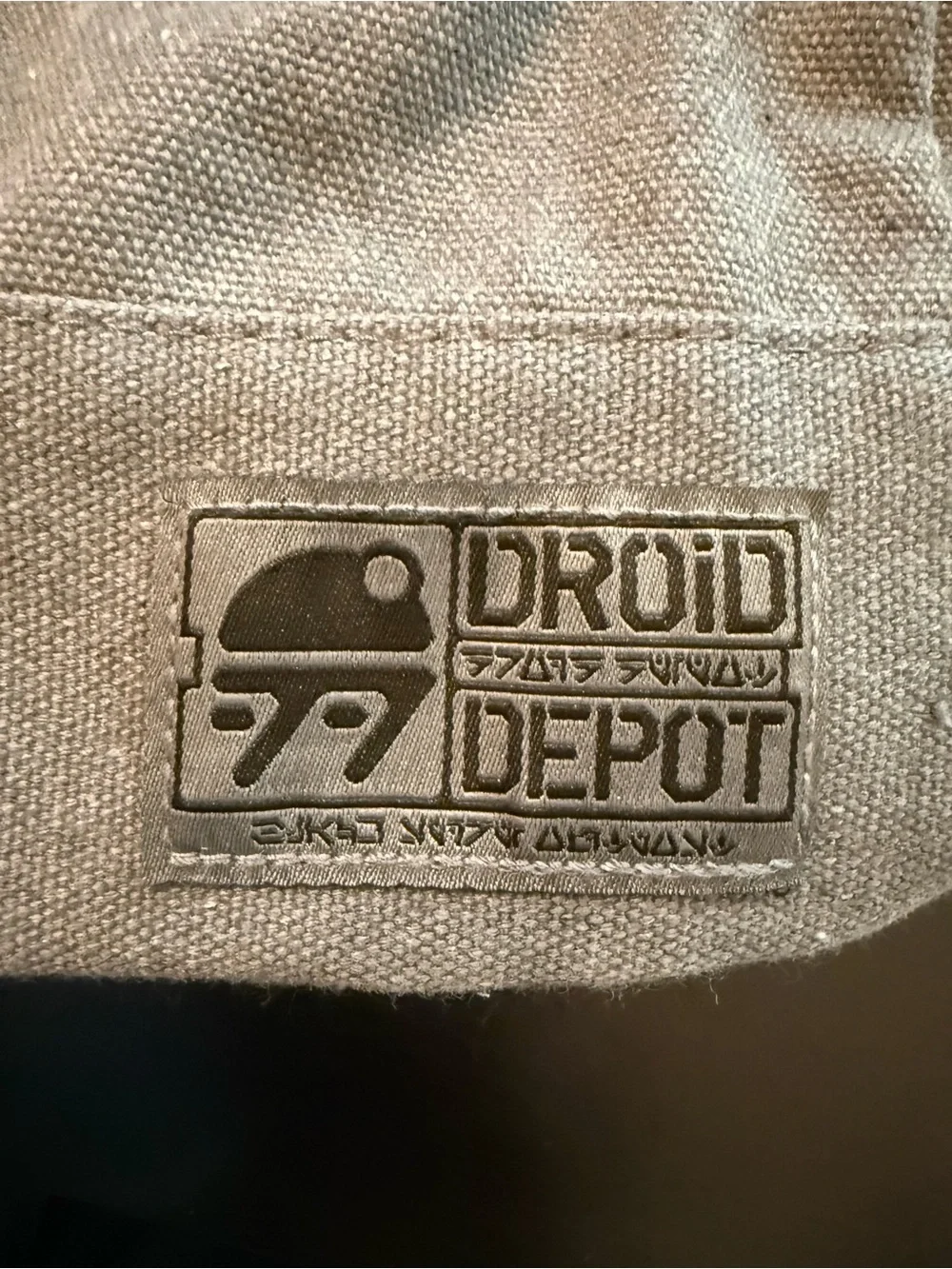 Star Wars Industrial Automaton official Disney Park droid depot backpack in gray